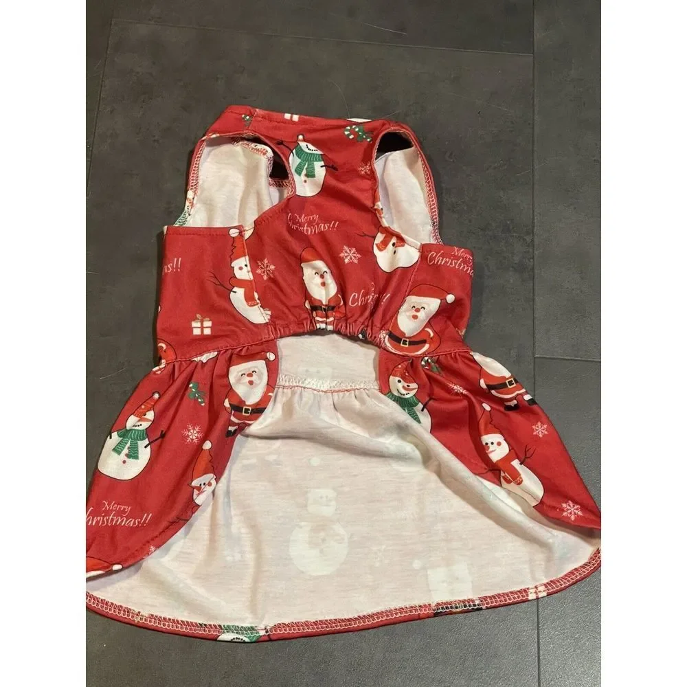 Small size dog dress Christmas top shirt‎
